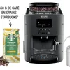 Image de KRUPS Machine à café broyeur grain mousseur de lait Nettoyage automatique YY4539FD