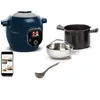 Image de Moulinex Cookeo Multicuiseur 150 recettes Rapide 6 L 6 personnes Bleu Louche incluse YY5137FB