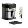 Image de Friteuse Sans Huile Moulinex Yy5138fb Easy Fry Et Grill Digital Avec Couteau Tefal 1400 W Inox