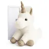 Image de Peluche Licorne Or 25 cm - HISTOIRE DOURS - Bébé - Blanc et doré - Intérieur