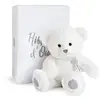 Image de Ours En Peluche Doudou Et Compagnie Charms 24 Cm Blanc