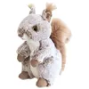 Image de Peluche Ecureuil - HISTOIRE DOURS - Animaux des grands espaces - 25 cm - Gris - Mixte