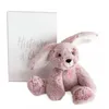 Image de Histoire dOurs - Peluche Lapin Rose Sweety Mousse 25 cm - DOUDOU ET COMPAGNIE