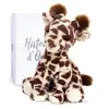 Image de Peluche girafe lisi naturelle terre sauvage - 30 cm