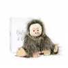 Image de Peluche Capucin Le Singe - HISTOIRE DOURS - HO3046 - Poil long et dense - Couleur brune - 30cm-45cm