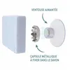 Image de Porte-Savon Magnétique Feel Natural avec Ventouse   Support Savon Sans Perçage pour Douche Lavabo et Baignoire
