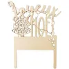 Image de Cake topper - SCRAPCOOKING - Led en bois - Joyeux Noël - 12.5X14 cm