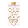 Image de Cake topper bois chiffres de 0 à 9, ScrapCooking - ScrapCooking