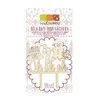 Image de Cake Topper - Ohohoh - Décoration en bois Noël - 9 x 13 cm - Élégante et festive