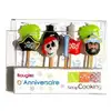Image de Bougies À Piquer Pirates Lot De 8