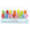 Image de Lot de bougies chiffres - SCRAPCOOKING - 15 bougies - Chiffres 0 à 9 + coeurs + lettres ANS