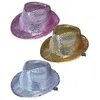 Image de Borsalino - Borsalino - Disco à paillettes - Turquoise - Adulte - Mixte
