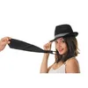 Image de Cravate satin noire - PARTY PRO - Accessoire de costume - Adulte