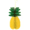 Image de Décoration ananas alvéolé 30 cm - Jaune