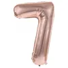 Image de Ballon mylar - Party Pro - Chiffre 7 - 36cm - Rose Gold - Décoration anniversaire