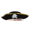 Image de Chapeau Pirate Partypro Taille Enfant 5 Ans Noir Feutre
