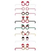 Image de 8 Lunettes en carton rigolotes sweety xmas