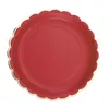 Image de Assiettes Tim&puce Festonnées 23 Cm Multicolor