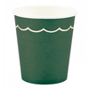 Image de Gobelets 200 Ml Partypro Vert Jungle Et Or