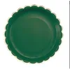 Image de Assiettes Festonnees Vert