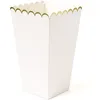 Image de BOITES A POP CORN BLANC ET OR X8