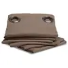 Image de Rideau thermique occultant oeillets beige mc8220 140l x 260h