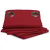 Image de Rideau thermique occultant oeillets rouge mc310 140l x 260h