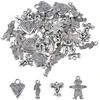 Image de Lot De Perles Fantaisie "amitié" 12cm Argent