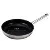 Image de Noir 24 Cm Venteo -poele Inox 20/24/28cm Poele Induction Revêtement Céramique