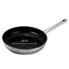 Image de Noir 28 Cm Venteo -poele Inox 20/24/28cm Poele Induction Revêtement Céramique