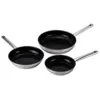 Image de Pack Poêle Inox Kitchenpro 20/24/28cm - Venteo - Revêtement Céramique Antiadhési