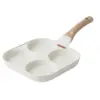 Image de Venteo - Poêle Pancake Multi Compartiments Poêle Inox Compatible Poêle Inducti