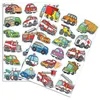 Image de MégaCréa DIY - Gommettes voitures et camions de 22 à 4 cm 34 pièces