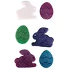 Image de MégaCréa DIY - Décoration de fenêtre Oeufs et lapin de Pâques 6 pièces