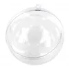 Image de Boule décorative - CTOP - 8 cm - Plastique transparent - Personnalisable - A suspendre