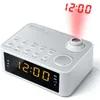 Image de Radio-réveil MUSE M-178 P Blanc - Double alarme - Projection de lheure - Compatible MP3/MP4