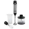 Image de Mixeur Multifonctions 600w Pied Inox Mini Hachoir Fouet Gobelet Noir In Muse - Ms05hb