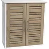 Image de Meuble Haut Structure Mdf/2 Portes Et Etagere Interieure Mdf - Stockholm - TENDANCE