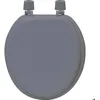 Image de Abattant WC 17 pouces - Attaches plastiques - Tendance - Gris