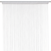 Image de Rideau Fils - 90 X 200 Cm - Blanc