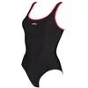 Image de Maillot aquagym femme Sporti France - noir/rose - 36/38