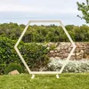 Image de Arche Mariage 160M Arche de Mariage Hexagonale en Bois