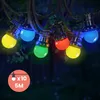 Image de Guirlande Guinguette IP65 Guirlande Lumineuse 5M 10 Bulbes Multicolores