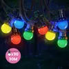 Image de Guirlande Guinguette IP65 Guirlande Lumineuse 30M 90 Bulbes Multicolores