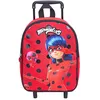 Image de Sac à dos à roulettes maternelle MIRACULOUS Ladybug 1 compartiment Rouge
