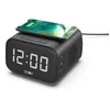 Image de Réveil chargeur enceinte - EVOOM - EV304618 - Noir avec charge sans fil et enceinte intégrée