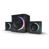 Image de Enceintes pc 2.1 nova gaming serpentis noir - 2 satellites + caisson rectangular - rgb NG313955