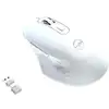 Image de Souris Sans Fil Omega Bluetooth Et Récepteur 2,4ghz Blanc Clics Silencieux Précision Réglable