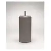 Image de Pieds de lit cylindriques laqués gris taupe 70 mm x 200 mm lot de 4 8238472