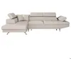 Image de Canapé dangle gauche 5 places RIO convertible avec coffre en tissu - Beige - L271 x P192 x H70cm - LOUNGITUDE
